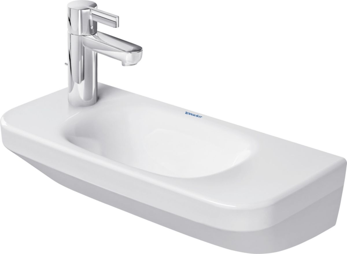 Lave mains 50 cm Durastyle blanc trou perce a gauche Wondergliss Réf. 7135000091