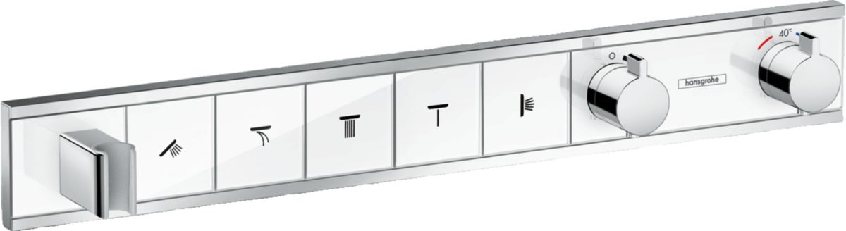 Module thermostatique HG RainSelect encastré avec 5 fonctions réf. 15358400