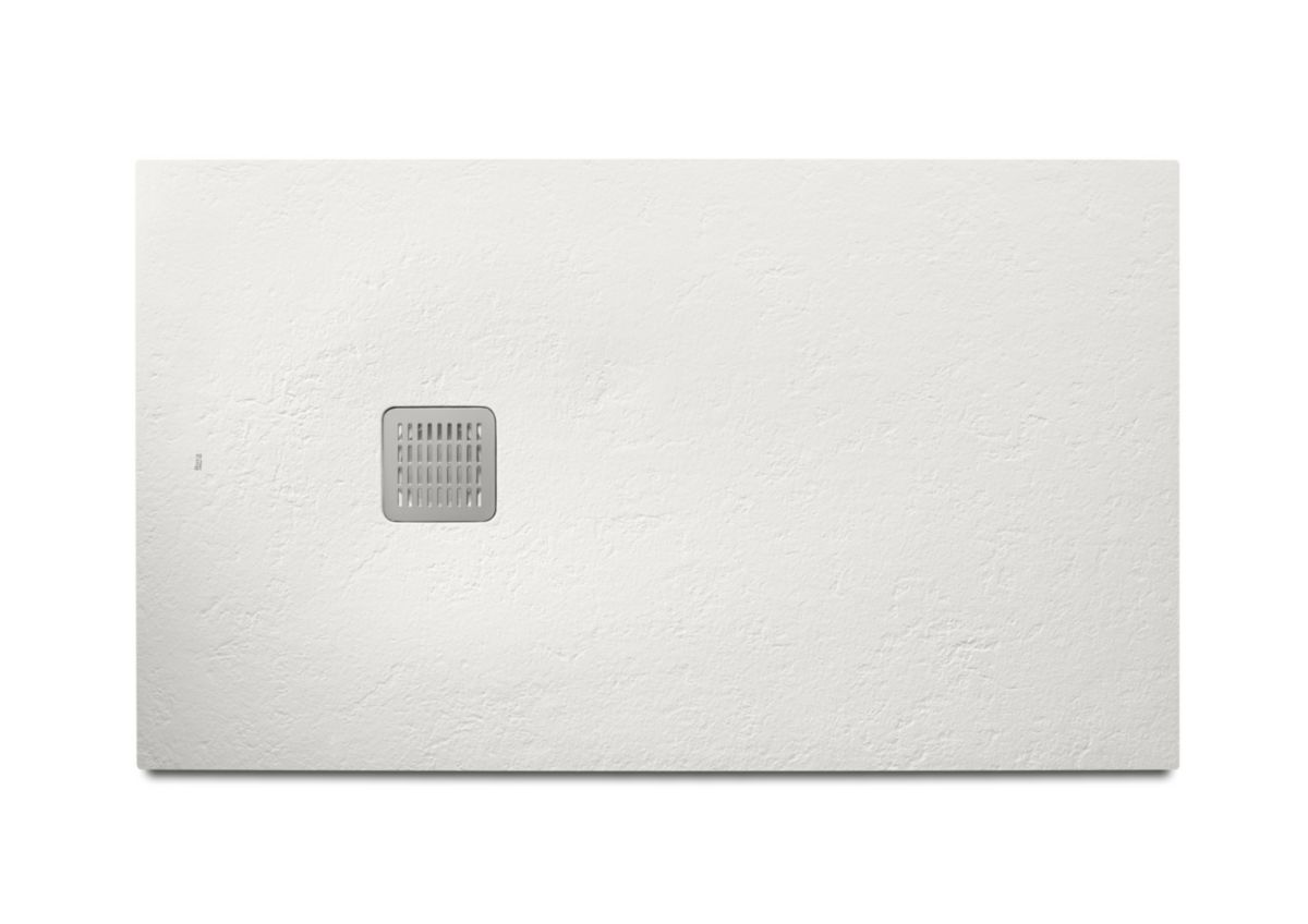 Receveur de douche TERRAN en stonex extra-plat antidérapant 120 x 90 cm, blanc mat Réf. AP1014B038401100