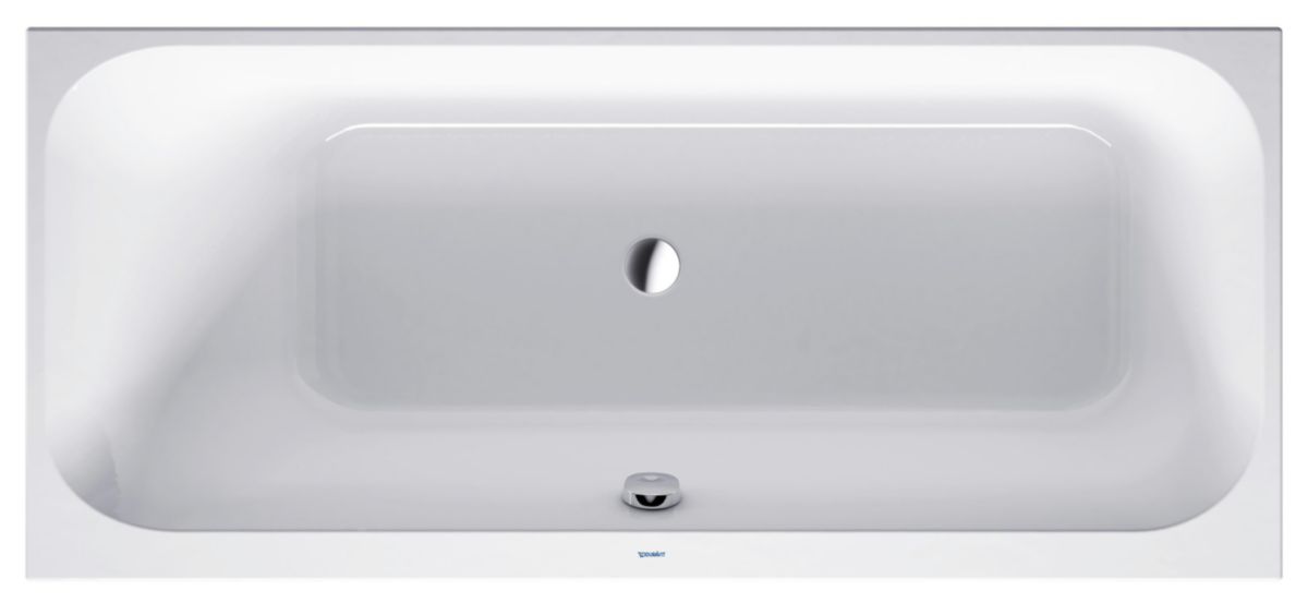 Baignoire Happy D2 1700x750mm blanc a encastrer angle gauche réf. 700312000000000