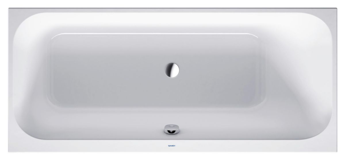 Baignoire Happy D2 1700x750mm blanc a encastrer angle droit réf. 700313000000000