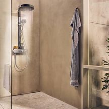 Colonne de douche 360  Rainfinity 1jet avec mitigeur thermostatique ShowerTablet 350 Chromé Réf. 26853000