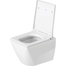 Abattant Viu compact, amovible, charnières inox, avec amortisseur de fermeture, blanc Réf. 21290000