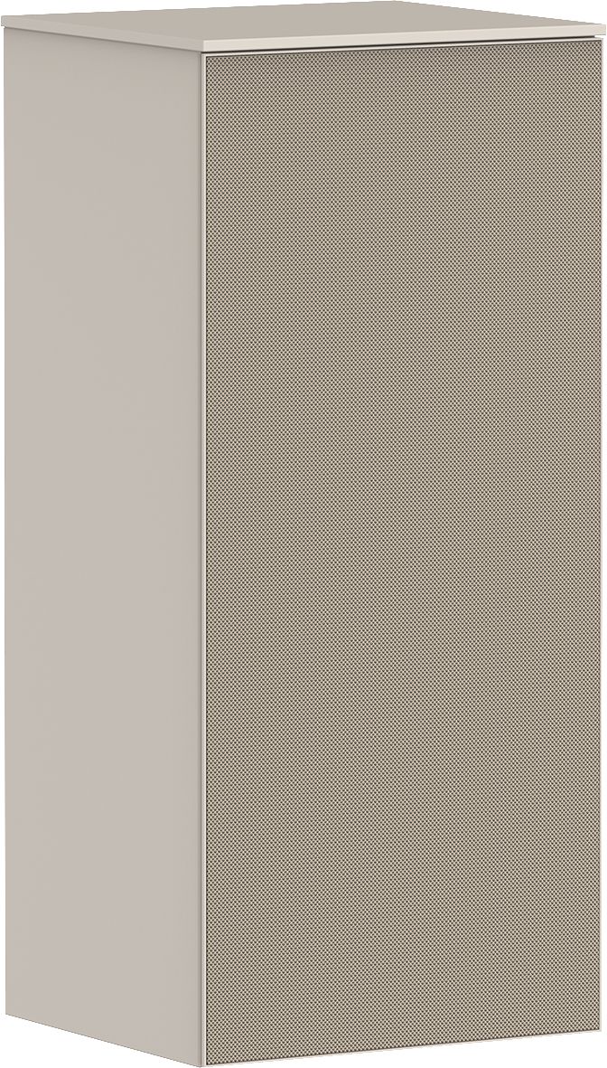 hansgrohe Xevolos E Demi-colonne 400/360 Beige mat, charnière de porte gauche, Façade: Bronze texturé