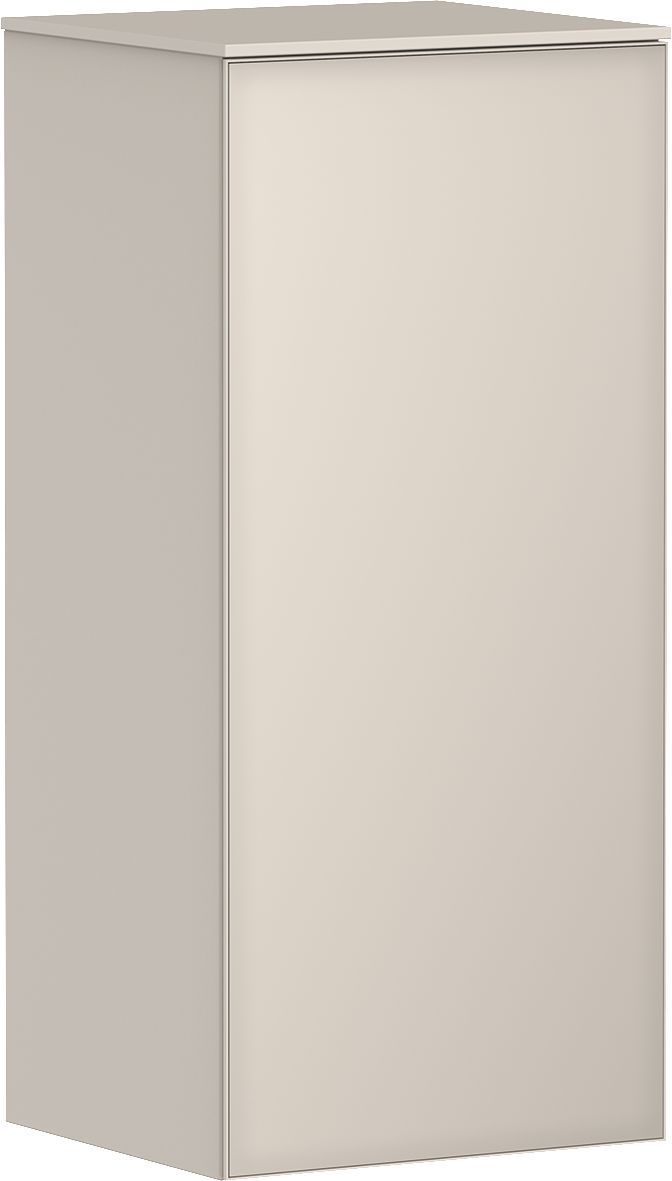 hansgrohe Xevolos E Demi-colonne 400/360 Beige mat, charnière de porte gauche, Façade: Beige métallisé