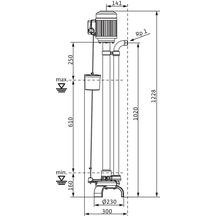 Pompe de relevage eaux claires DRAIN VC 0,37 kW 400V Tri Réf. 2044583