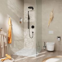 hansgrohe Pulsify S Douchette tube 100 1jet EcoSmart, Noir mat