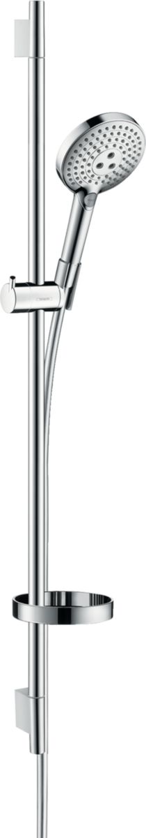 hansgrohe Raindance Select S Ensemble de douche 120 3jet EcoSmart avec barre Unica'S puro 90 cm et porte-savon, Chrome