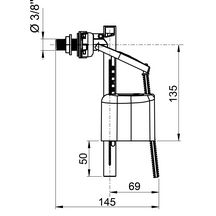 Robinet flotteur Altech silencieux 12 x 17 embout laiton