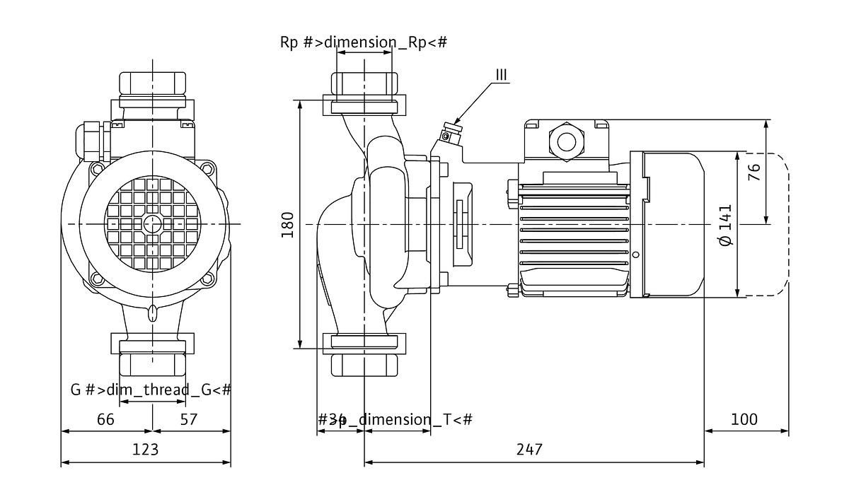 Circulateur Collectif EC veroline-ipl25/80-0,12/2 Réf. 2089570