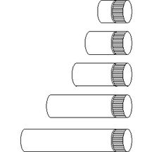 Tuyau rigide Aluminium diamètre : 83 Lg : 330 mm réf. 933830