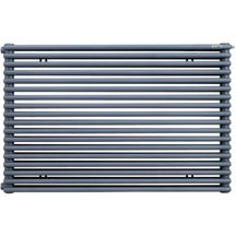 Radiateur eau chaude Acova Kéva  horizontal simple, puissance 309W (dT50), hauteur 398 mm, largeur 600 mm, 12 éléments, raccordement latéral de même côté, appareil réversible gauche/droite, Blanc RAL 9016 Réf. VK-039-060