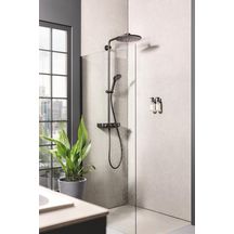 Colonne douche avec mitigeur thermostatique Euphoria SmartControl System 310 Duo Phantom Black Réf. 22120KF0