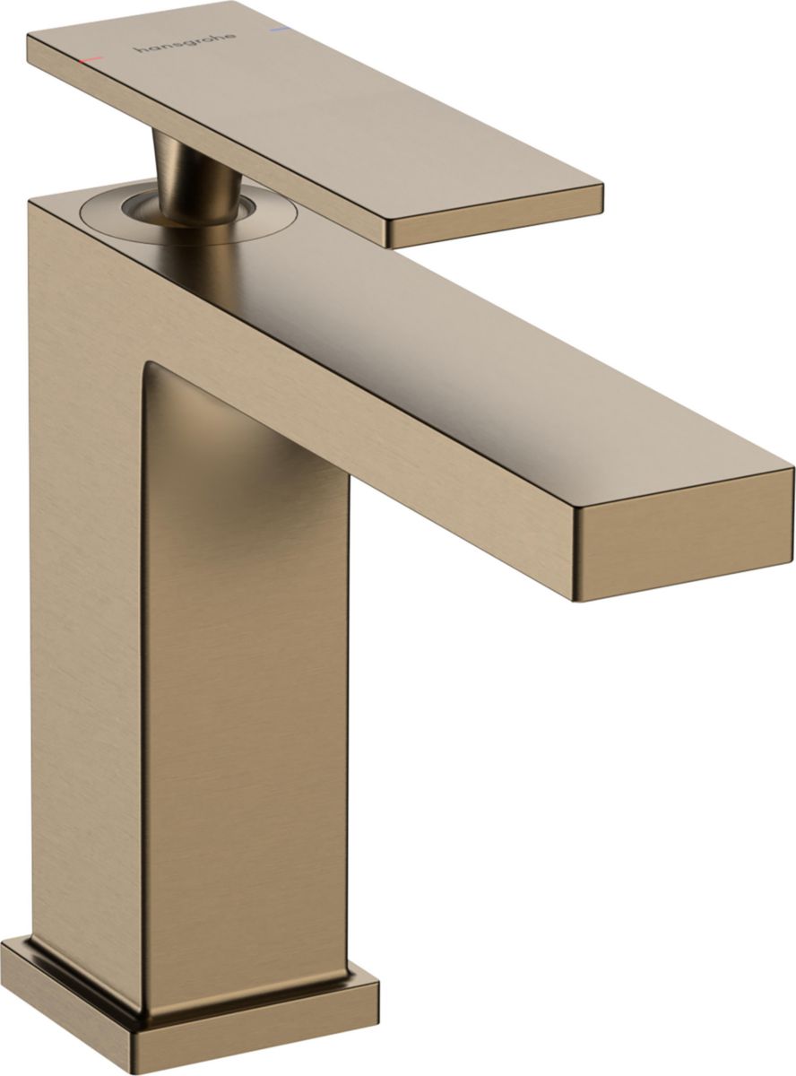 Mitigeur lavabo 110 Tecturis E  sans tirette ni vidage Bronze brossé Réf. 73011140