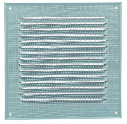 Grille d'aération persienne alu blanc 20x20 réf. LM2020B