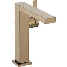 Mitigeur lavabo 150 Tecturis E Fine CoolStart, bonde Push-Open Bronze brossé Réf. 73040140