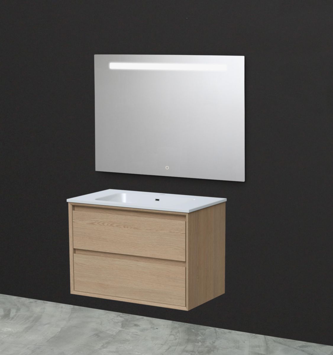 Miroir Alterna New York éclairage LED 80 x hauteur 70cm