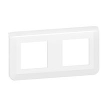 Legrand - plaque de finition horizontale Mosaic pour 2 x 2 Modules blanc Réf. 078804L