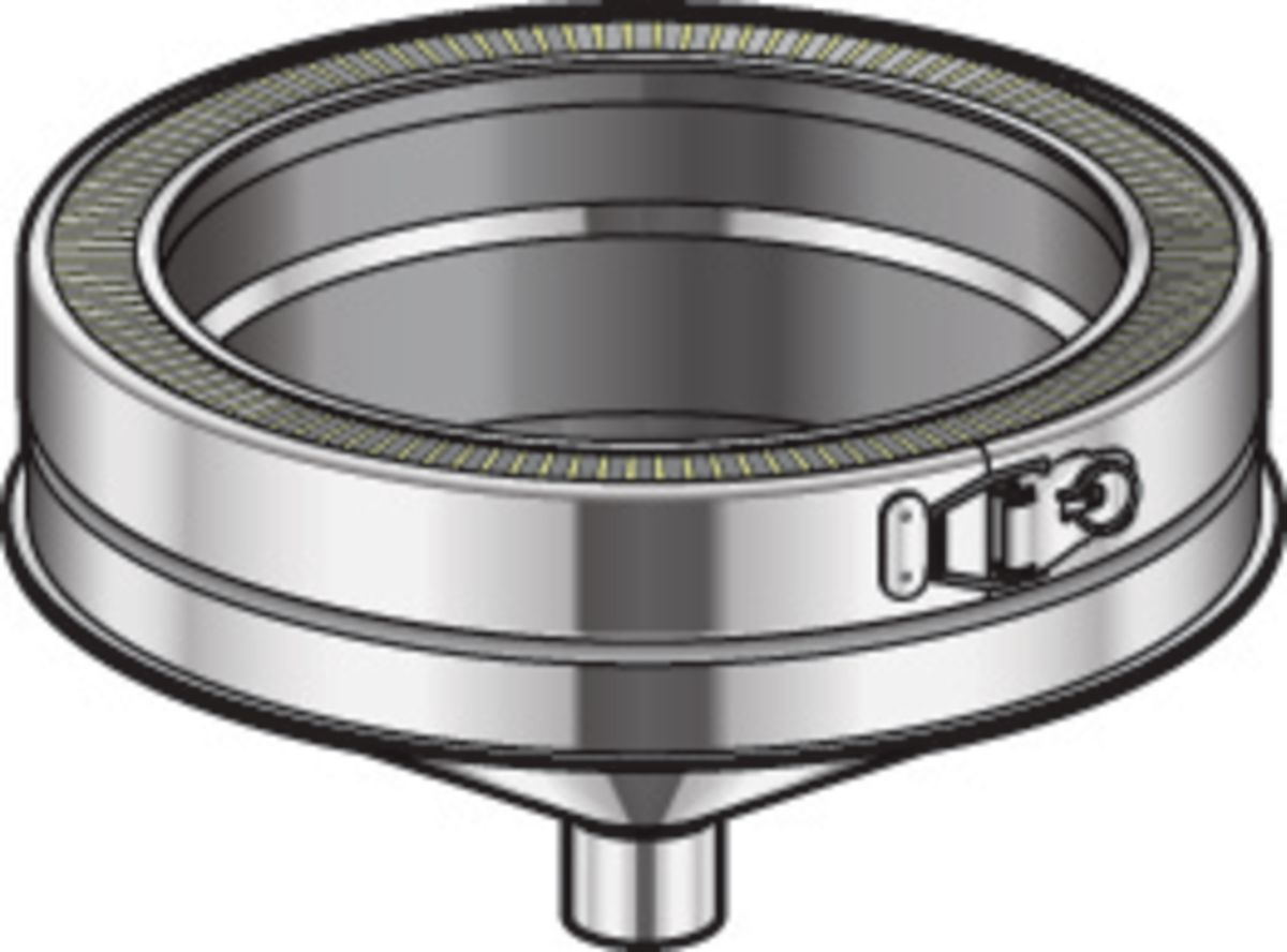 Cone d'écoulement THERMINOX TI, diamètre 200 mm CE 200 TZ Réf. 21200090/9999