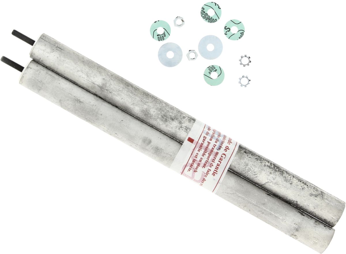 Anodes (2) + écrous et joints S500186