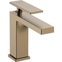 Mitigeur lavabo 110 Tecturis E  CoolStart sans tirette ni vidage Bronze brossé Réf. 73012140