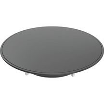 Cache bonde Geberit Split Ø90, pour bonde de douche, garde d'eau 30/50 mm: Noir mat, noir brillant