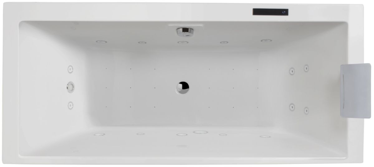 Baignoire Excellence Evok 190X90cm hydrojets à droite blanc réf. E5BD215R-00