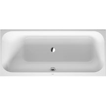 Baignoire Happy D2 1600x700mm blanc a encastrer angle gauche réf. 700308000000000