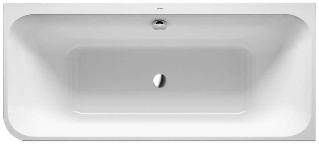 Baignoire Happy D2 1800x800mm blanc habillage acrylique angle droit réf. 700317000000000