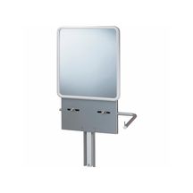 Support lavabo réglable avec miroir pour lavabo de 12 à 18 kg Réf. 052110