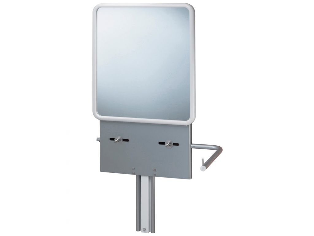 Support lavabo réglable avec miroir pour lavabo de 12 à 18 kg Réf. 052110