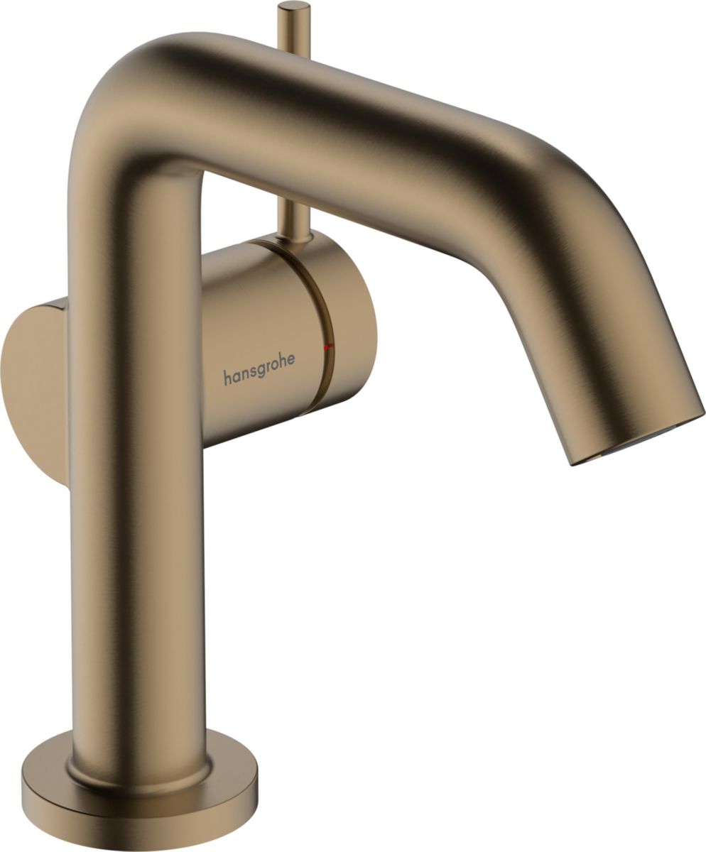 Mitigeur lavabo 110 Tecturis S Fine CoolStart sans tirette ni vidage Bronze brossé Réf. 73321140