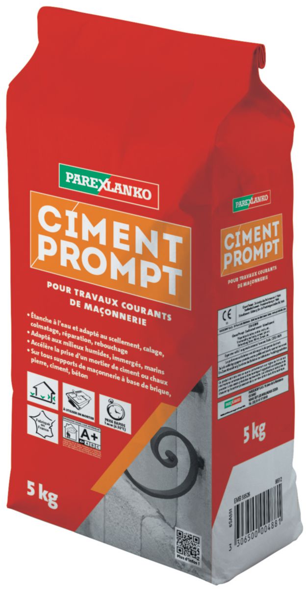 Ciment prompt 5kg brico depot best sale