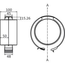 Collier pour tube diamètre 220 mm PPCC réf. 7716780248