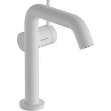 Mitigeur lavabo 150 Tecturis S Fine CoolStart sans tirette ni vidage Blanc mat Réf. 73341700