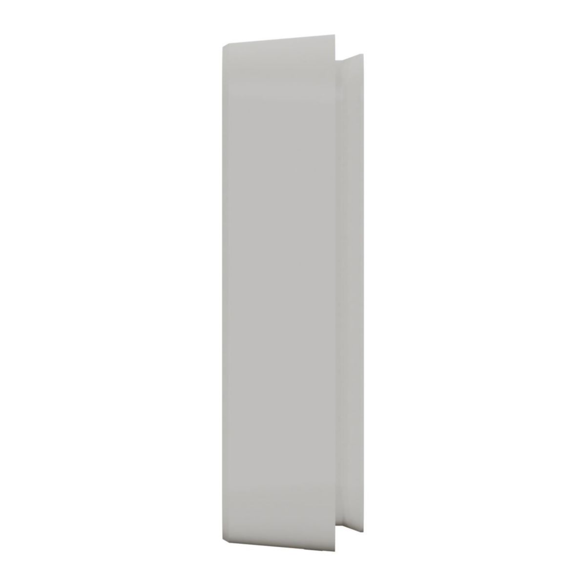 Mureva Styl - Cadre 2 postes horizontal - encastré - IP55 - IK08 - blanc Réf.MUR39101