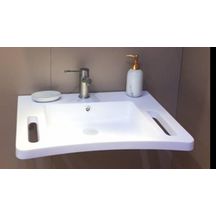 Vasque 600 x 480 x 130 mm - Blanc Onyx Réf. 11870-LS