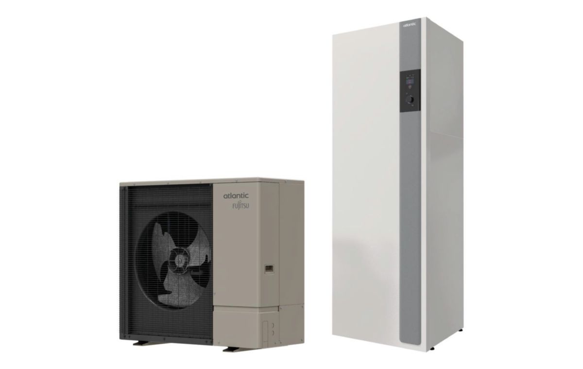 Pompe à chaleur split air/eau (60DC) 9 kW monophasée - Fluide R32 - chauffage et eau chaude sanitaire Réf 520561