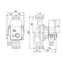 Circulateur Domestique Chauffage Yonos Pico 30/1-4-(row) entraxe : 180/dn30 Réf. 4215519