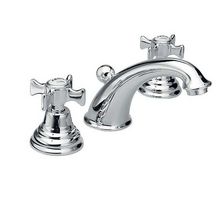 Lavabo Chambord 3 trous chrome avec vidage réf. CH11351