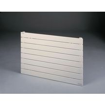 Radiateur eau chaude Acova Fassane horizontal simple, puissance 988W (dT50), hauteur 740 mm, largeur 1200 mm, 10 éléments, raccordement latéral de même côté, appareil réversible gauche/droite, Blanc RAL 9016 Réf. VX-074-120