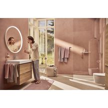 Mitigeur lavabo 210 Tecturis S Fine CoolStart avec bec pivotant et bonde Push-Open Chromé Réf. 73360000