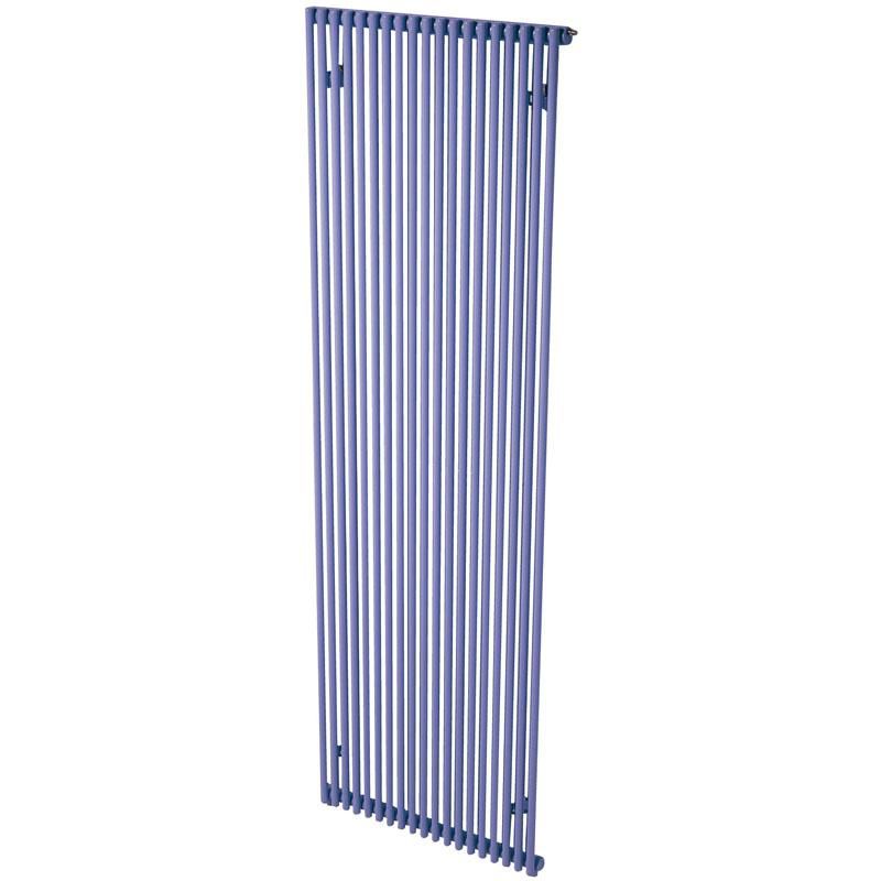 Radiateur eau chaude Acova Kéva  vertical simple, puissance 1938W (dT50), hauteur 2000 mm, largeur 827 mm, 25 éléments, raccordement excentré par le bas, Aller/Retour réversible, appareil réversible Haut/Bas, Blanc RAL 9016 Réf. HK-200-081