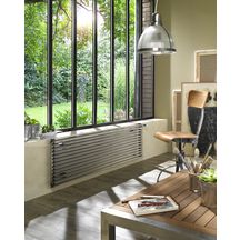 Radiateur eau chaude Acova Kéva  horizontal simple, puissance 571W (dT50), hauteur 728 mm, largeur 600 mm, 22 éléments, raccordement latéral de même côté, appareil réversible gauche/droite, Blanc RAL 9016 Réf. VK-072-060