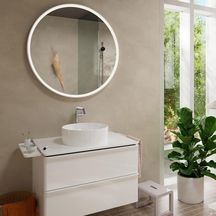 Mitigeur lavabo 240 Tecturis S Fine CoolStart sans vidage Chromé Réf. 73372000