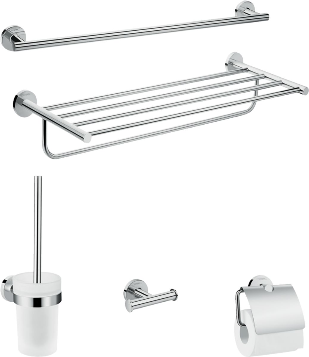 hansgrohe Logis Universal Accessoires de bain 5 en 1, Chromé