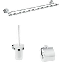 hansgrohe Logis Universal Accessoires de bain 3 en 1, Chromé