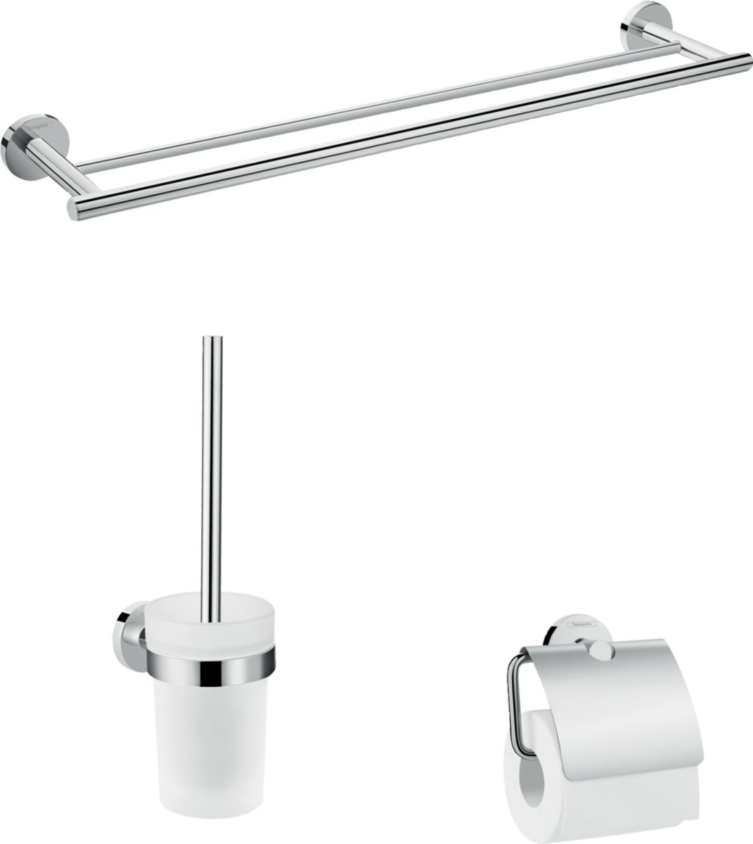 hansgrohe Logis Universal Accessoires de bain 3 en 1, Chromé