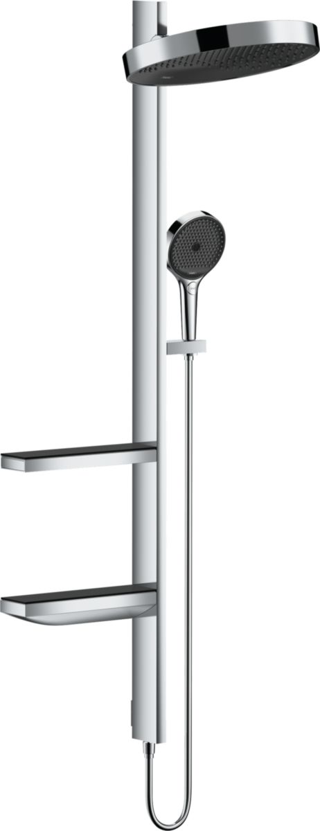 hansgrohe Rainfinity Factice Colonne de douche 360 1jet pour installation encastrée, Chromé