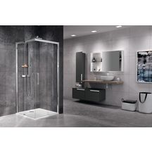 Paroi de douche verre 100 cm gauche Réf. ROSEA98LS-1K